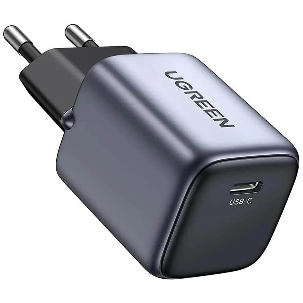Зарядное устройство Ugreen CD319 Nexode 30W USB-C GaN Fast Charger EU серый (25257)