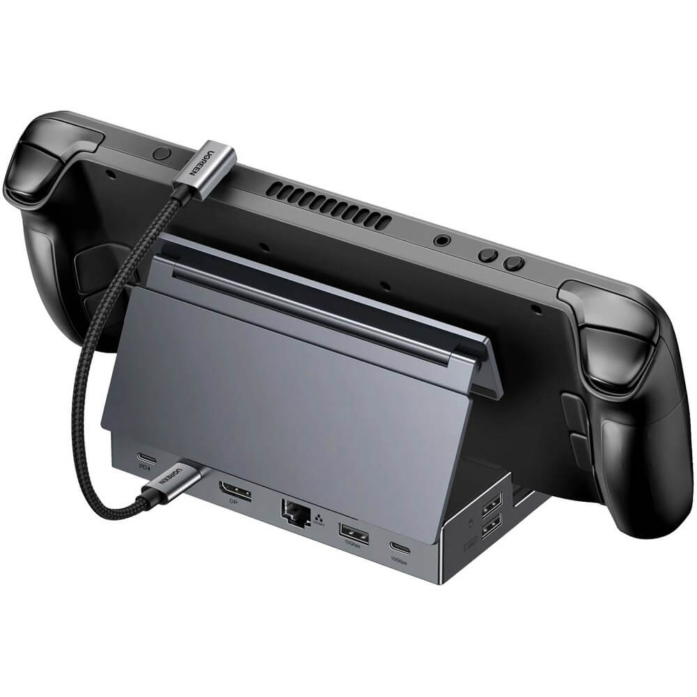 Хаб Ugreen CM800 9 в 1 серый космос (55733)