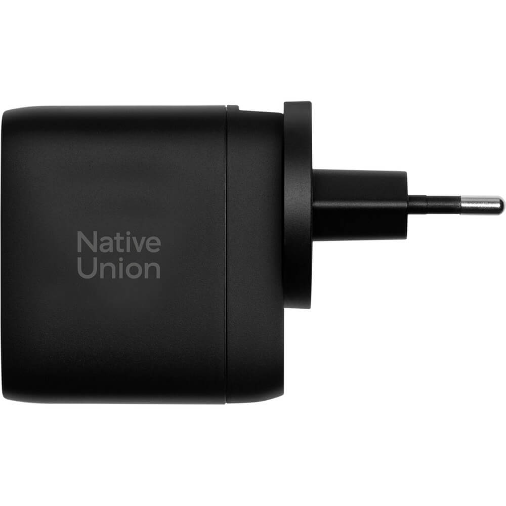 Универсальное зарядное устройство Native Union Fast GaN Charger (FAST-PD67-BLK-2CA)