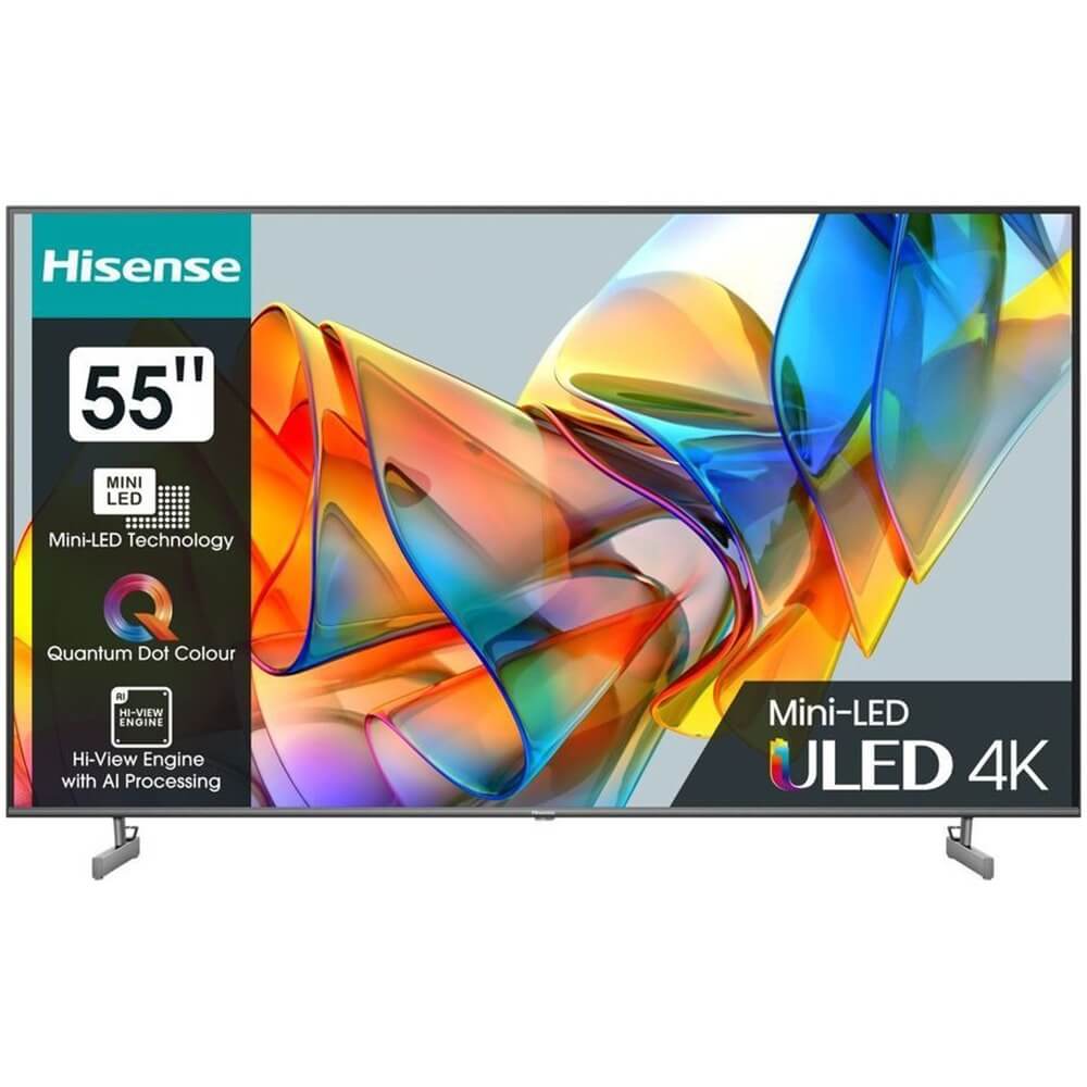 Телевизор Hisense 55U6KQ, цвет чёрный - фото 1
