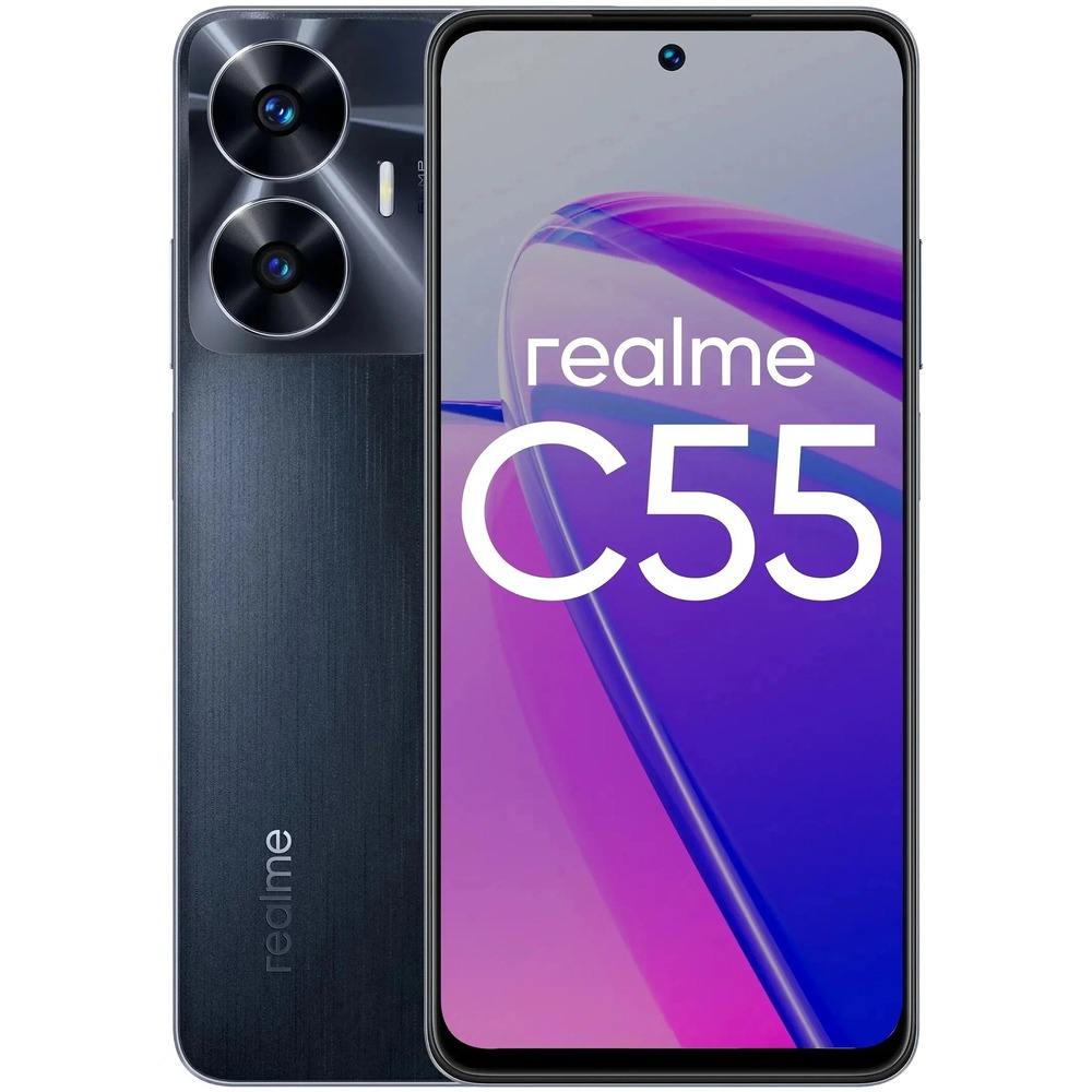 Смартфон Realme C55 256 ГБ чёрный