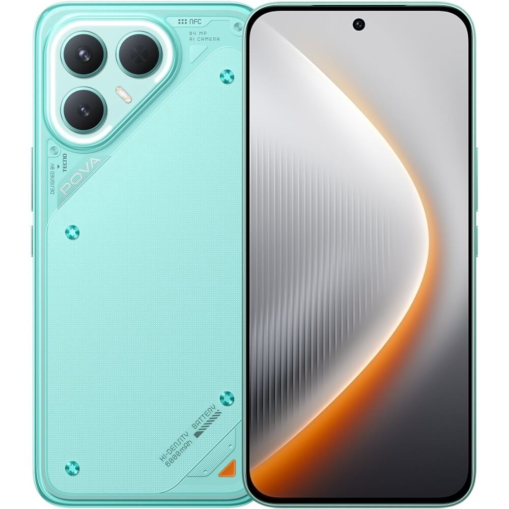 Смартфон Tecno Pova 7 Pro 5G 8256 ГБ бирюзовый 18920₽