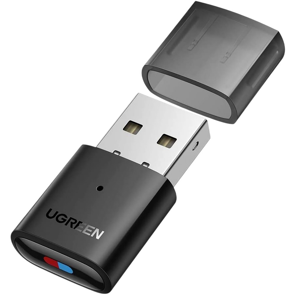 Аудиоадаптер Ugreen CM408 USB 2.0 Transmitter чёрный (10928)