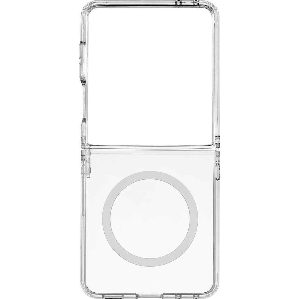 Чехол uBear Real Mag Case с MagSafe для Samsung Galaxy Z Flip 8 прозрачный (CS661TT69RL-SZ26M)