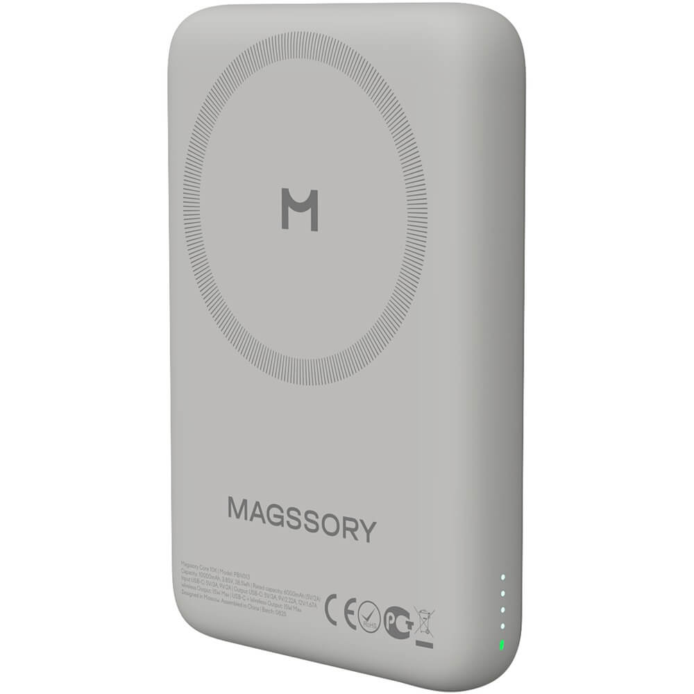 Внешний аккумулятор Magssory Core 10K 10000 мАч с MagSafe PBN013t 4990₽