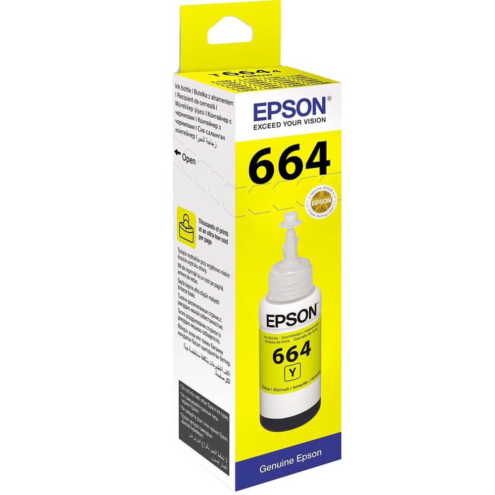 Картридж Epson 664 желтый (C13T664498)