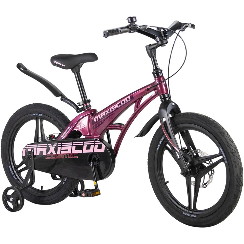 Детский велосипед Maxiscoo COSMIC Deluxe 18 розовый (2026) (MSC-C1856D)