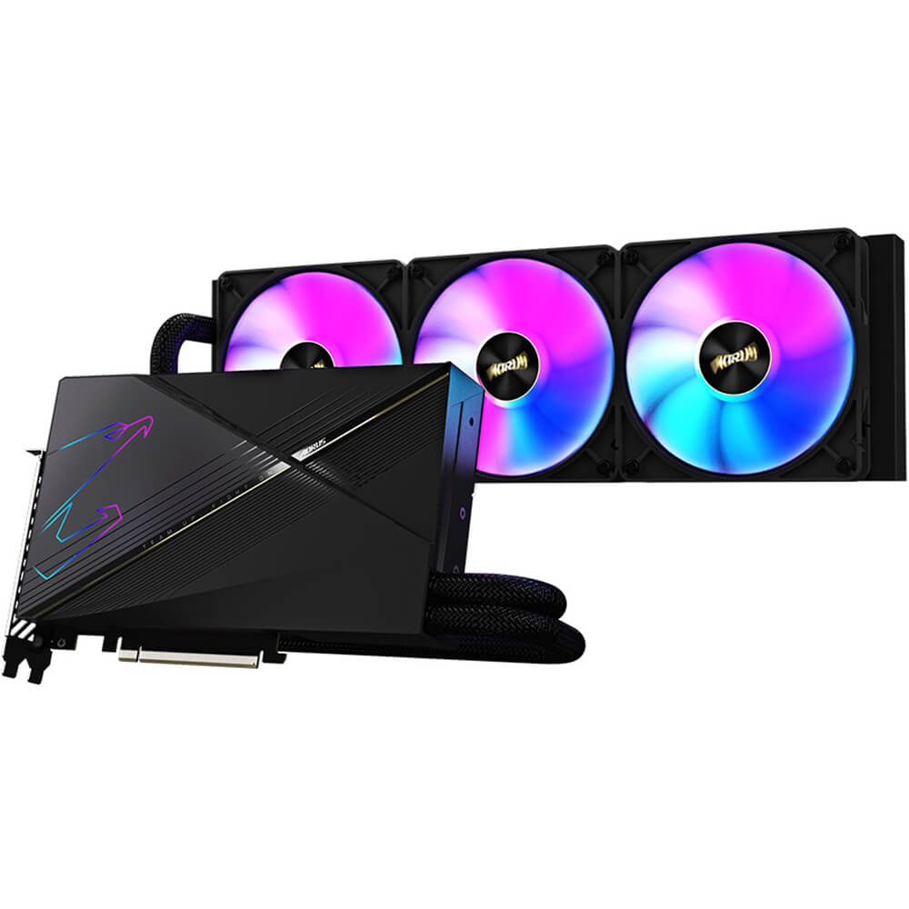 Видеокарта Gigabyte RTX4080 16 ГБ (GV-N4080AORUSX W-16GD) RTX4080 16 ГБ (GV-N4080AORUSX W-16GD) - фото 1