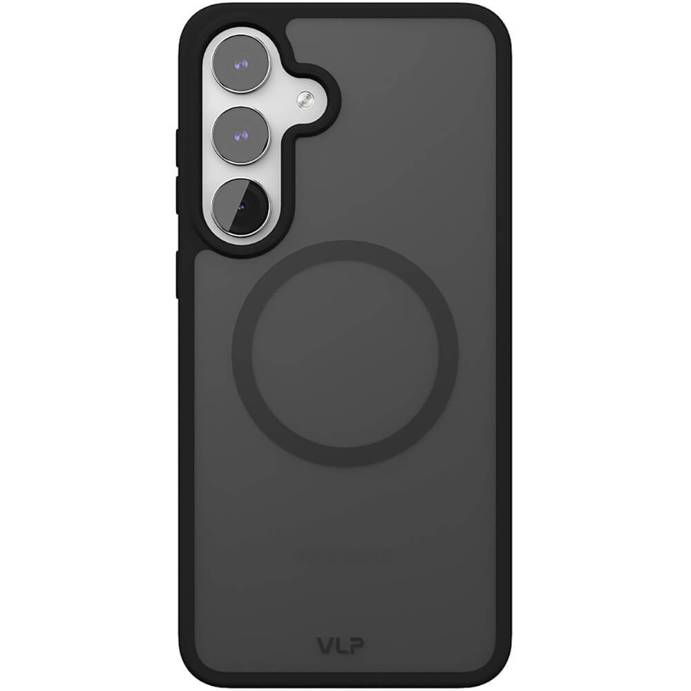 Чехол VLP Moon Case с MagSafe для Samsung S25 FE чёрный 10519017 1990₽