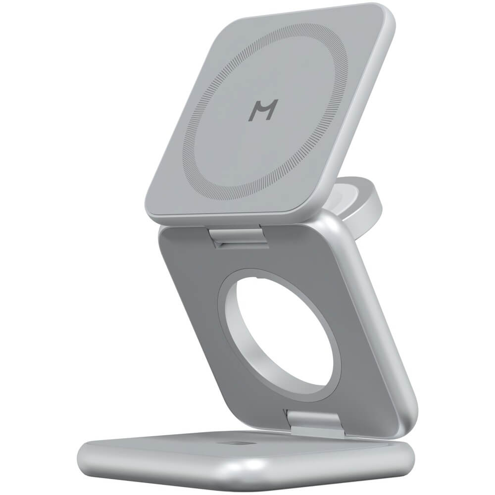Беспроводное зарядное устройство Magssory Fold Pro 3 в 1 с Qi2 (WCH063s)