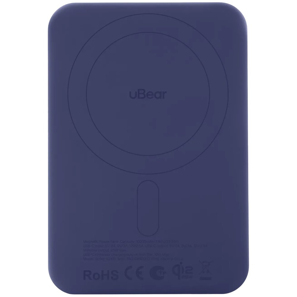 Внешний аккумулятор uBear Strike Magnetic 10000 мАч синий (PB32DB10000-PDM)