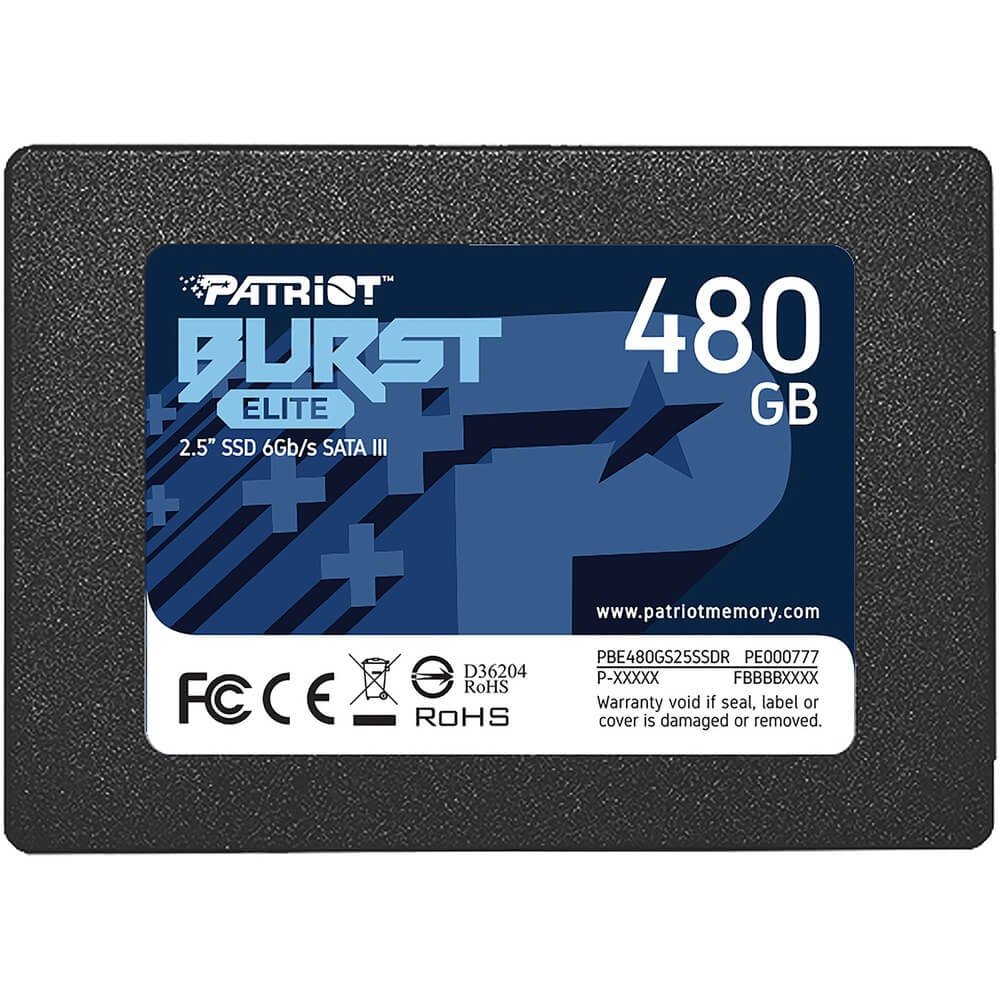 Жесткий диск Patriot BURST E SSD 480GB (PBE480GS25SSDR)