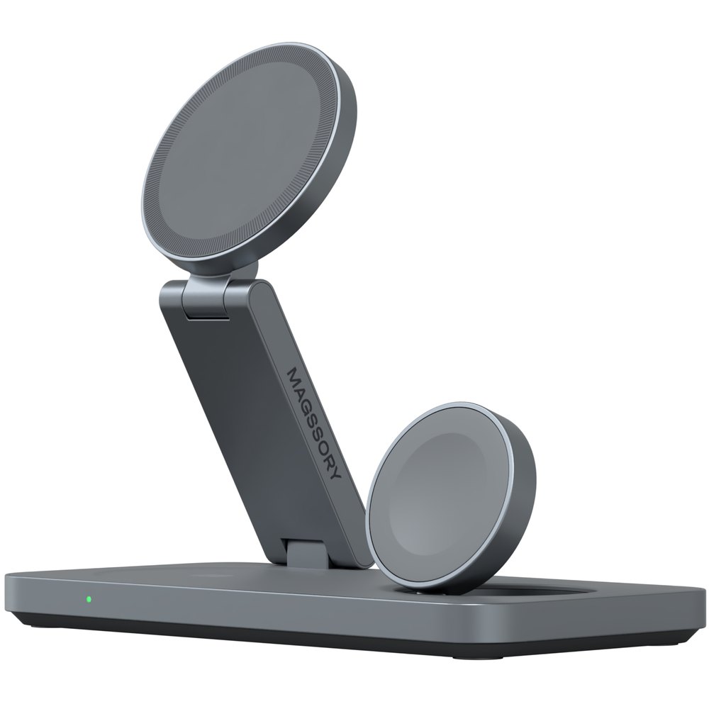 Беспроводное зарядное устройство Magssory Yoga для Samsung 3 в 1 с Qi2 (WCH017m)