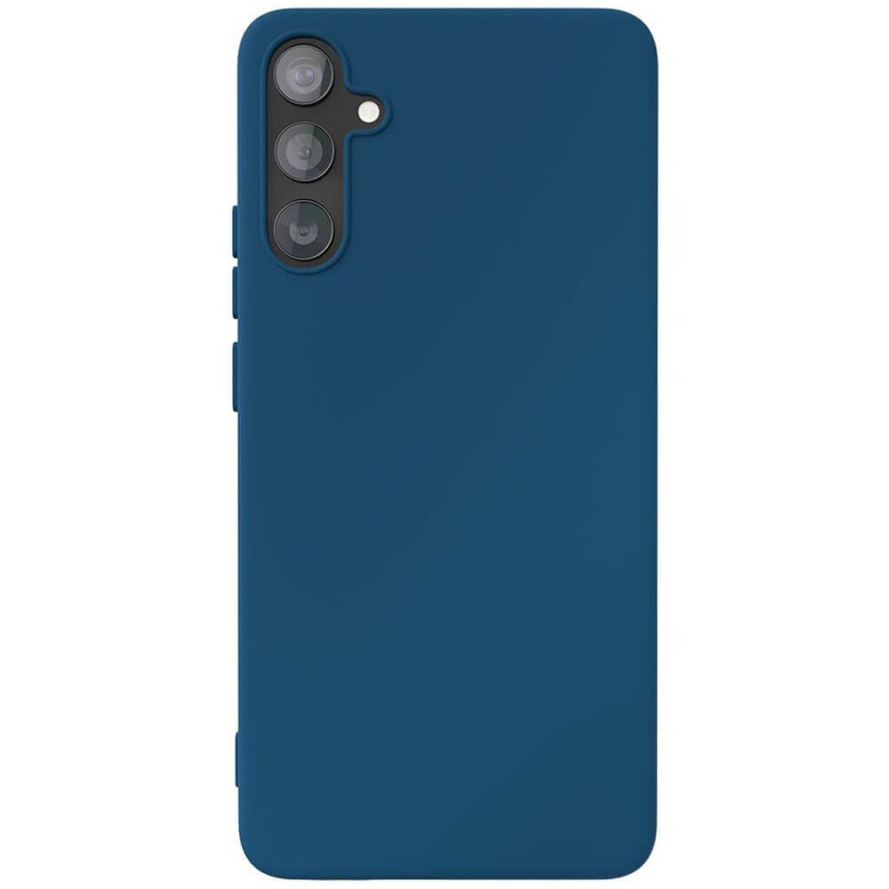 Чехол VLP Silicone Case для Samsung Galaxy A34, тёмно-синий