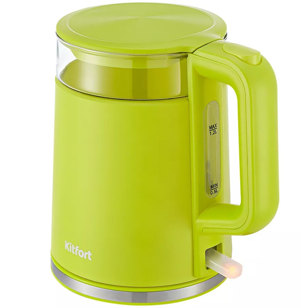 Чайник Kitfort КТ-6124-2, цвет зелёный