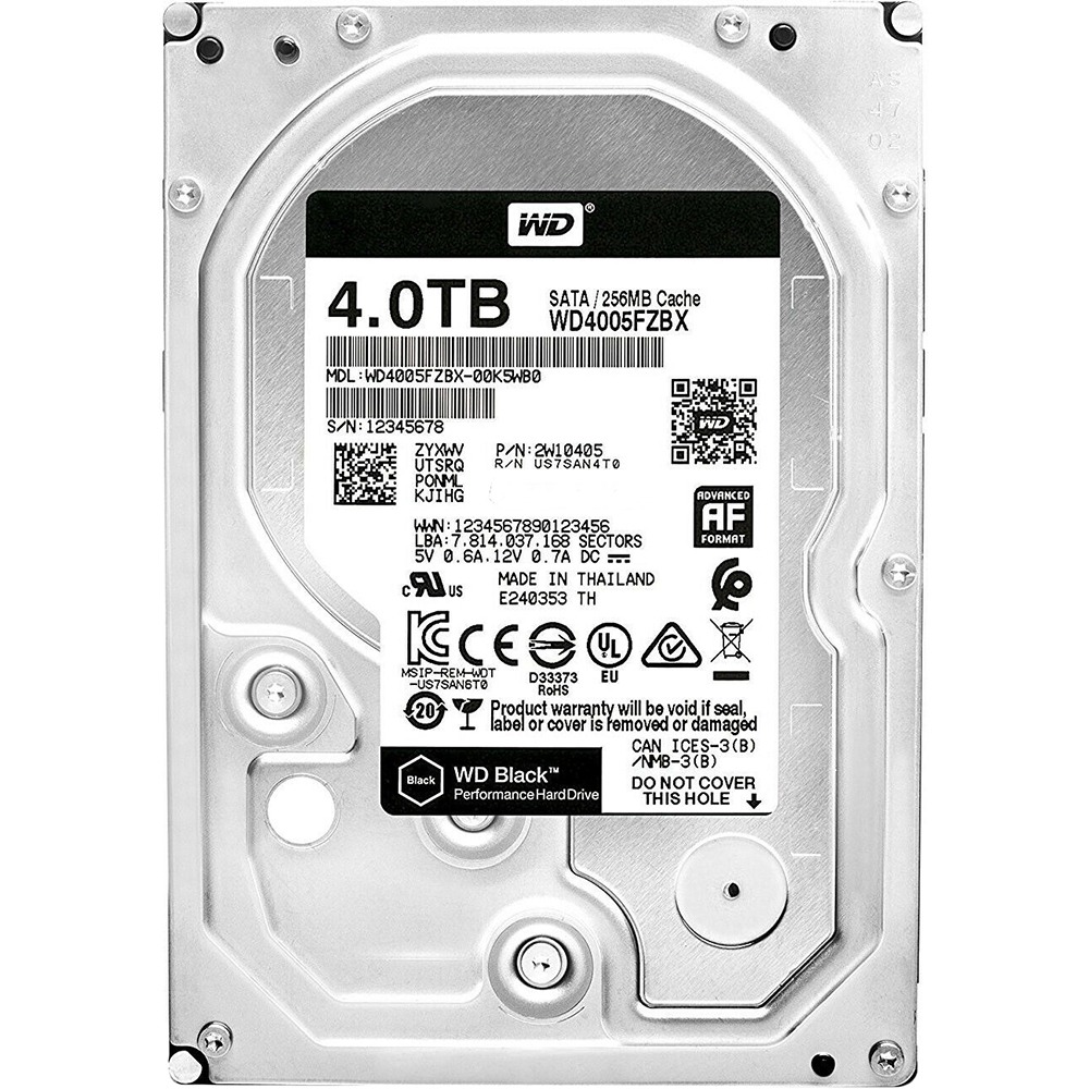 Жесткий диск Western Digital Original 4TB Black (WD4005FZBX)