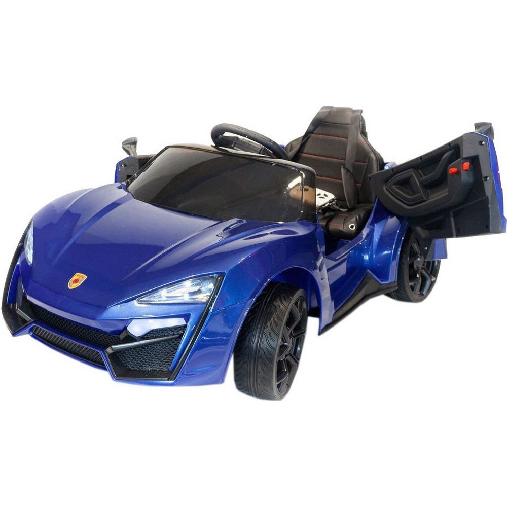 Детский электромобиль Toyland Lykan Hypersport 4х4 QLS 5188 синий от Технопарк