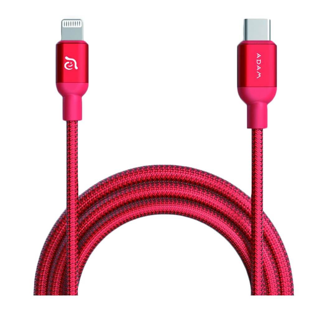 Кабель Adam Elements PeAk II USB-C-Lightning, 1.2 м, красный
