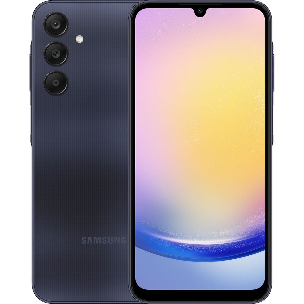 Смартфон Samsung Galaxy A25 128 ГБ тёмно-синий 2399000₽