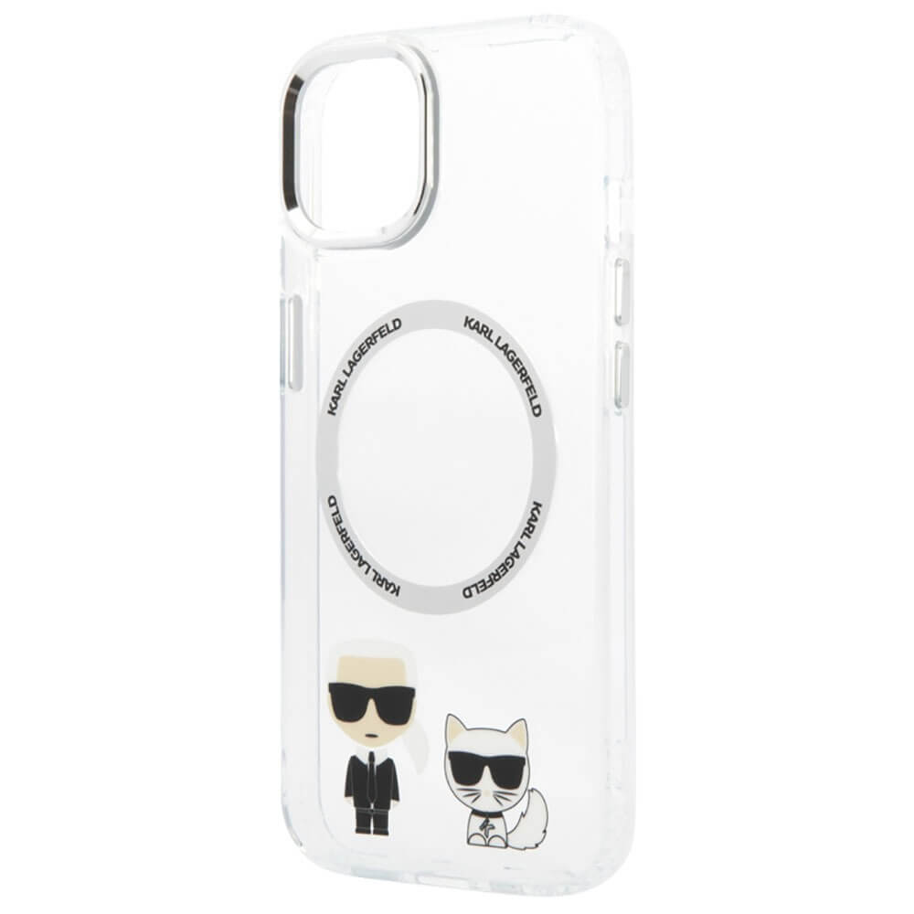 Чехол Karl Lagerfeld для iPhone 13 с MagSafe, прозрачный (KLHMP13MHKCT)