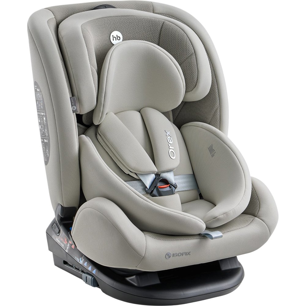 Детское автокресло Happy Baby Orex Total стальной серый