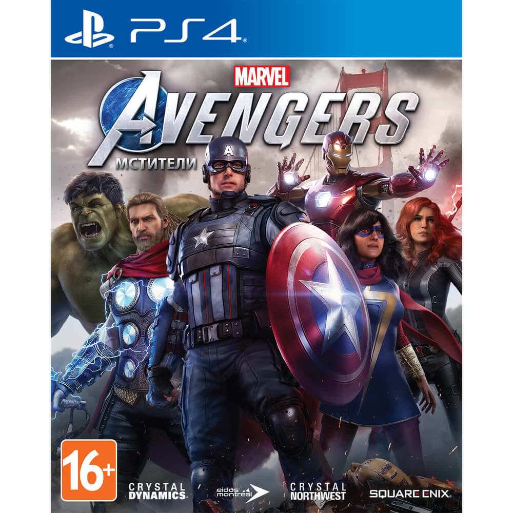 Мстители Marvel PS4, русская версия от Технопарк