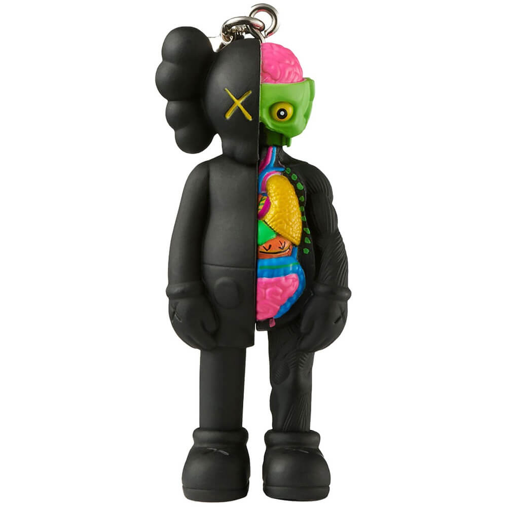 Брелок KAWS Tokyo First Companion Flayed чёрный