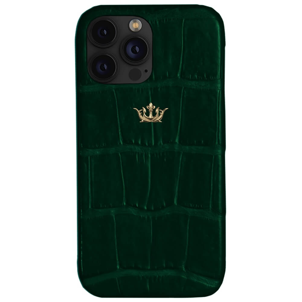 Чехол Caviar Leather Case Verdigris для iPhone 15 Pro Max 79000₽