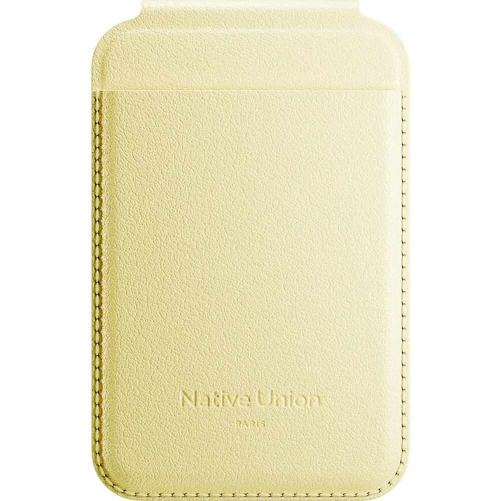 Чехол-бумажник Native Union Active Wallet Stand лимон