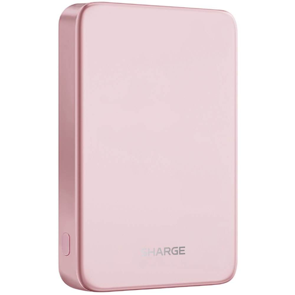 Внешний аккумулятор Sharge M7 Magnetic 10000 мАч 15W Wireless розовый