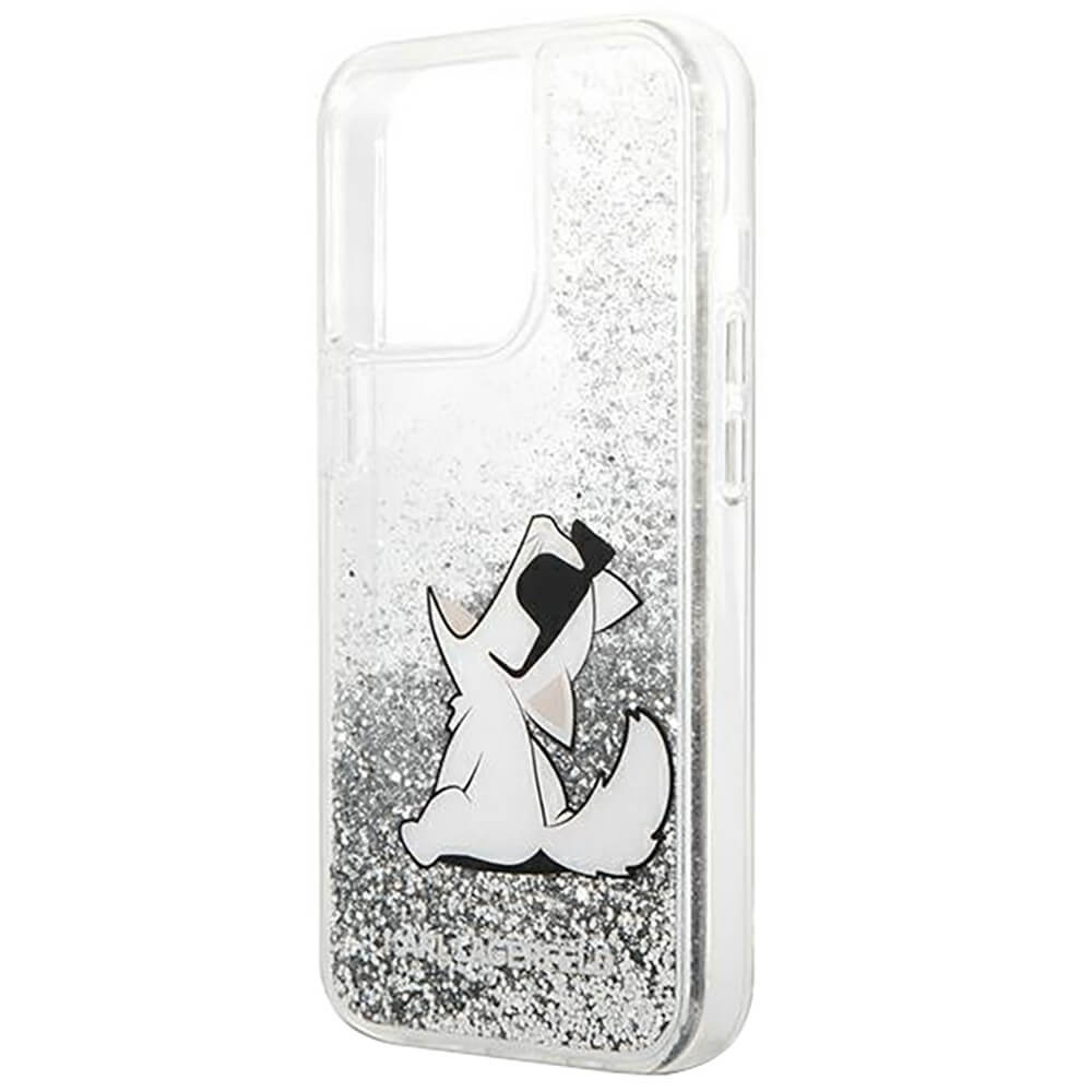 Чехол Karl Lagerfeld для iPhone 13 Pro, серебристый