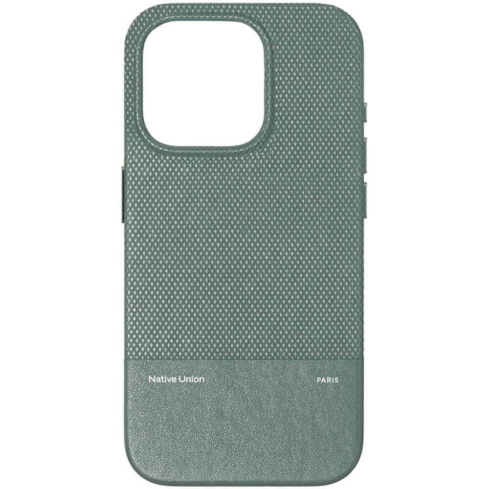 Чехол Native Union (RE)Classic Case для iPhone 16 Pro зёленый
