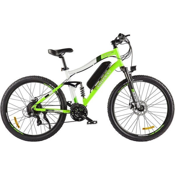 Электровелосипед Eltreco FS900 New зелено-белый