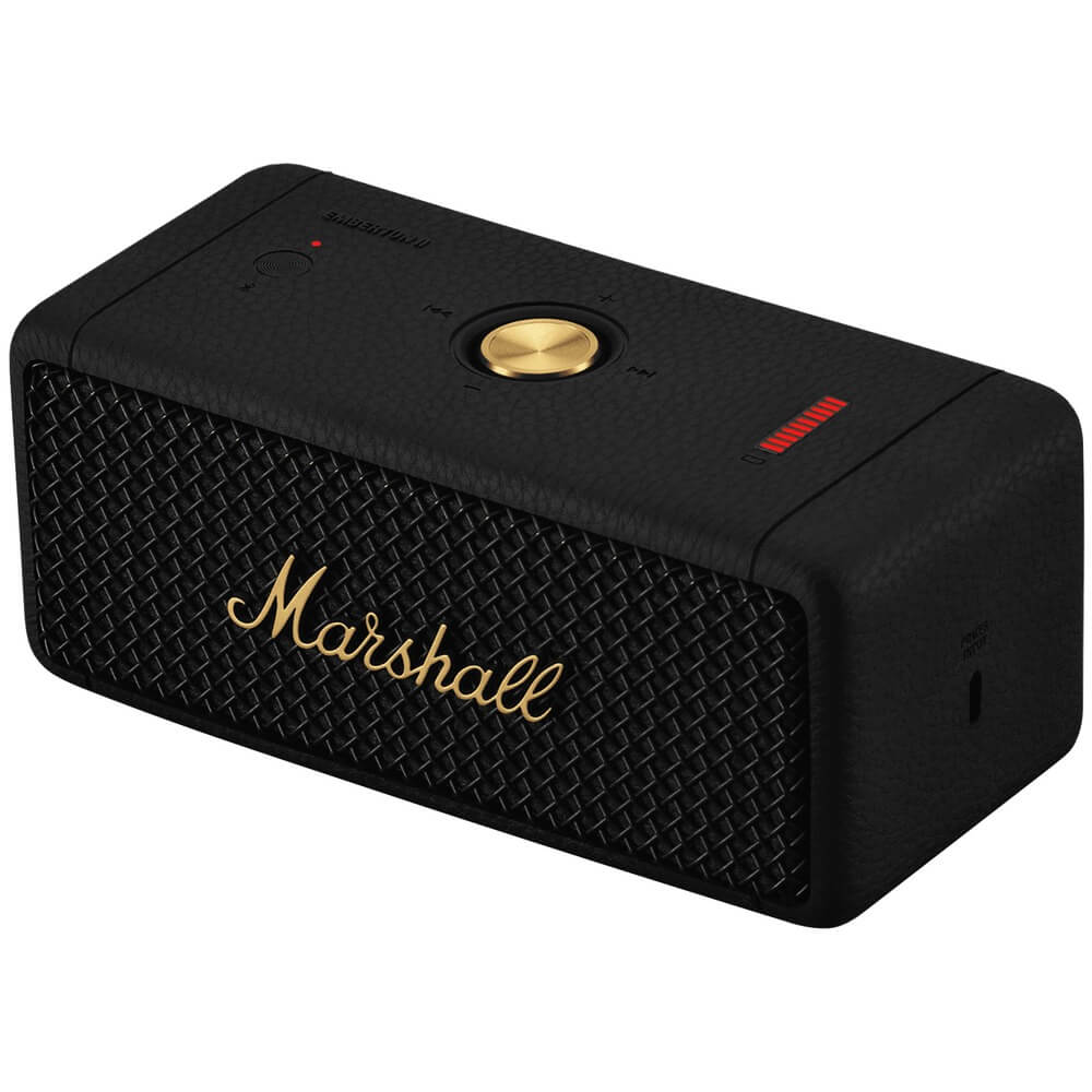 Портативная акустика Marshall Emberton II Black Brass, цвет чёрный - фото 1