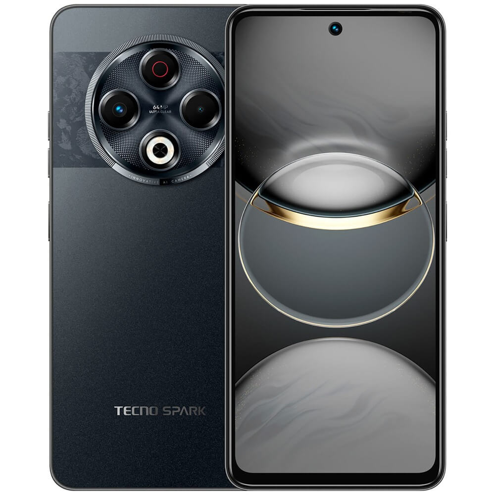 Смартфон Tecno Spark 30 8+128 ГБ чёрный