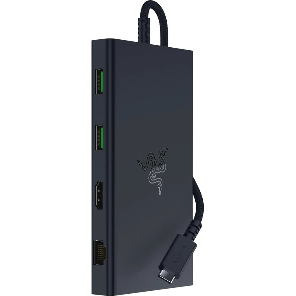 Многопортовый адаптер Razer USB-C Dock черный (RC21-02250100-R3M1)