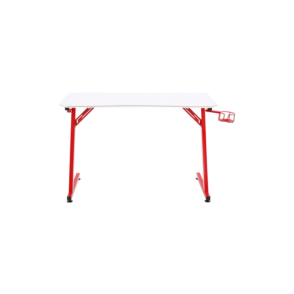 Компьютерный стол Gamelab Monolith White-Red GL-910