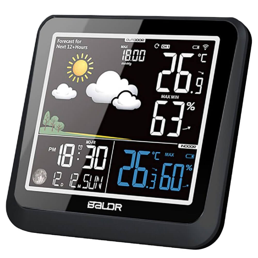 Метеостанция Baldr B0336WST2H2P Black