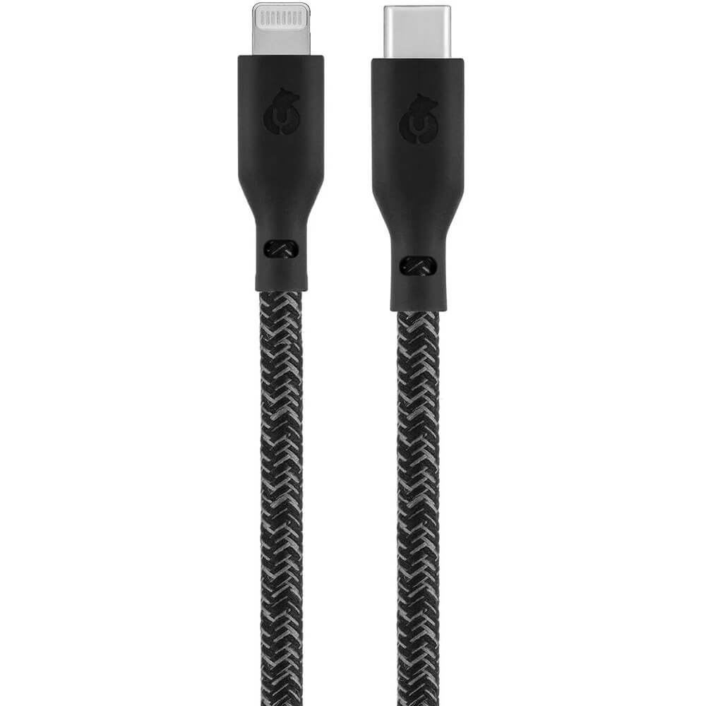 Кабель uBear Trend Cable USB-C/Lightning 2.4 м чёрный