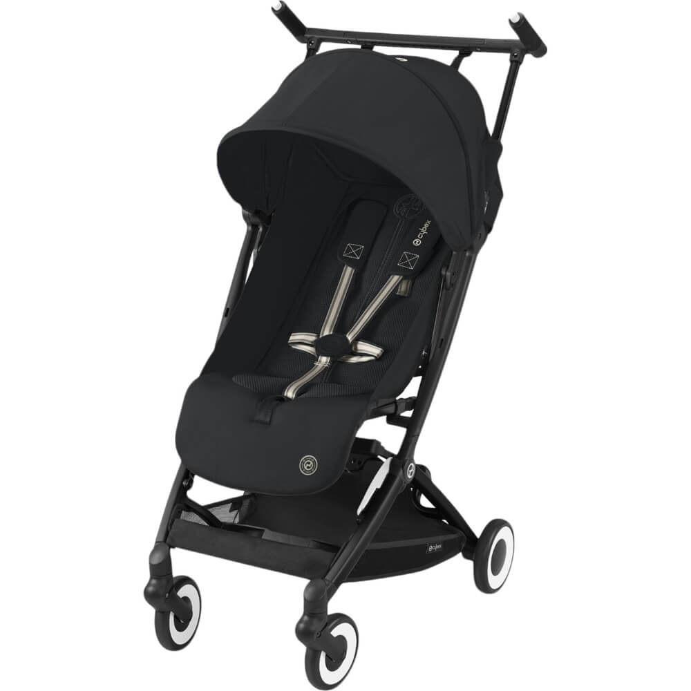 Детская коляска Cybex Libelle BLK Magic Black с дождевиком и бампером 33500₽