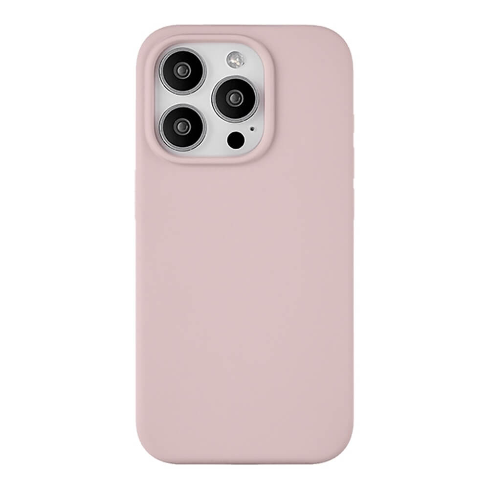 Чехол uBear Touch Mag Case для iPhone 15 Pro MagSafe розовый