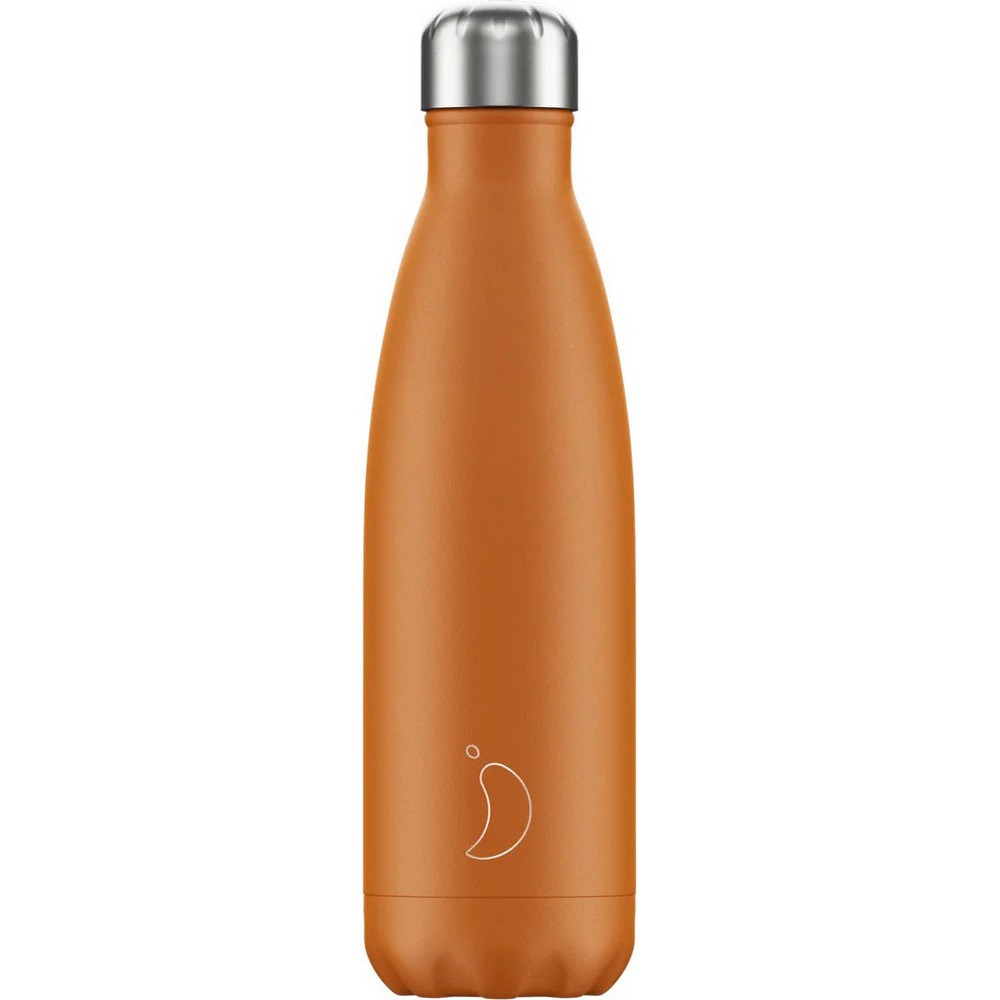 Термос Chilly's Bottles Matte B500MABOR, цвет оранжевый - фото 1