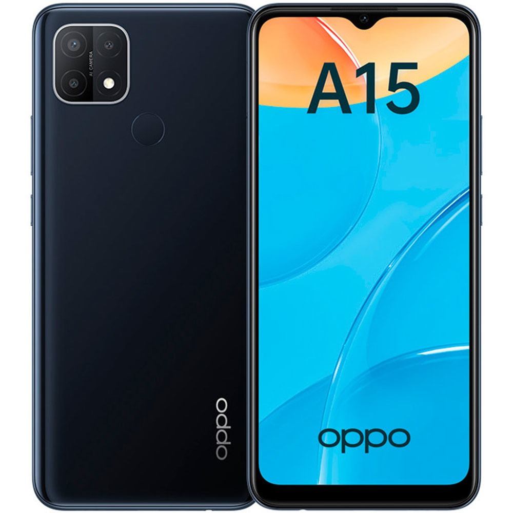 Купить Смартфон Oppo A15 Black 32 ГБ чёрный - цена: 9090 ₽, характеристики,  описание, фото | Boxberry Маркет