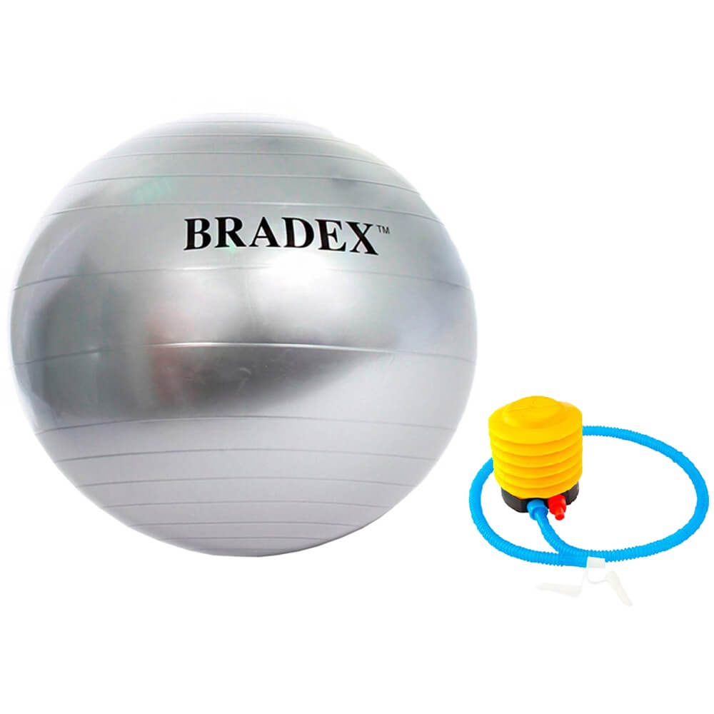 Мяч для фитнеса Bradex SF 0379 анти-взрыв с насосом - фото 1