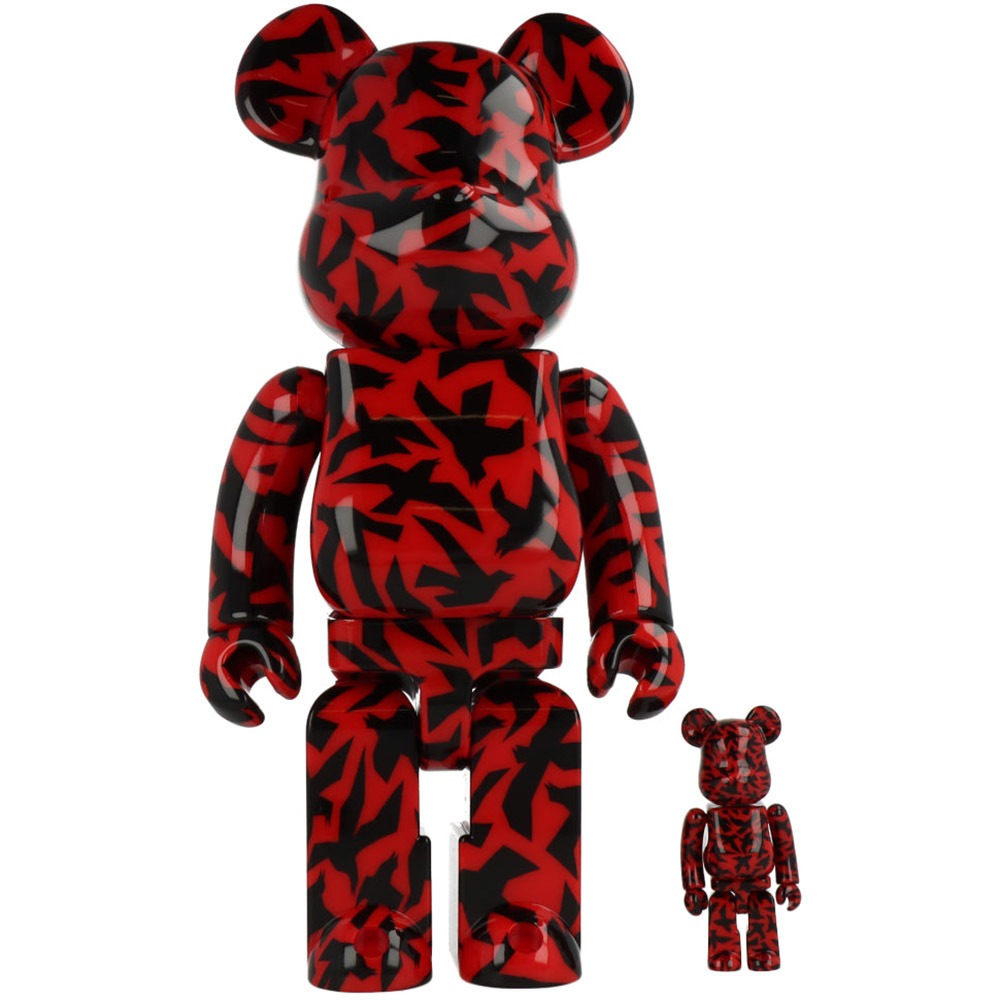 Фигура Bearbrick Medicom Toy The Birds Alfred Hitchcock 400% and 100%