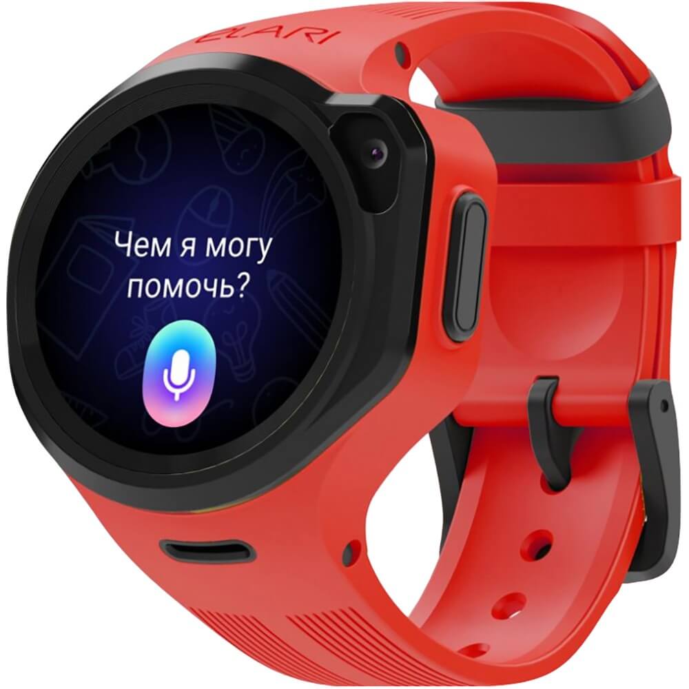 Детские смарт-часы Elari KidPhone 4GR c Марусей Red, цвет красный