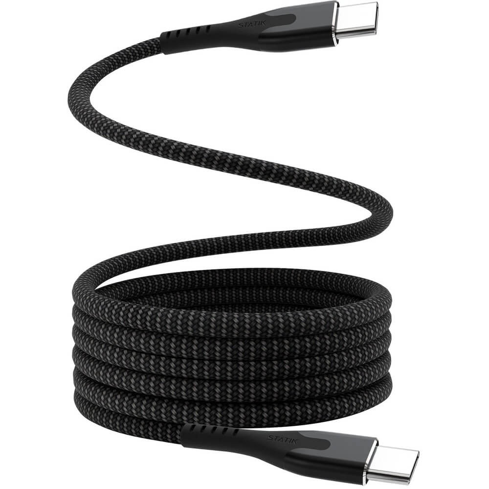 Кабель Statik MagStack Pro USB-C/USB-C 2 м черный (PUP-0550-6FT-CC)