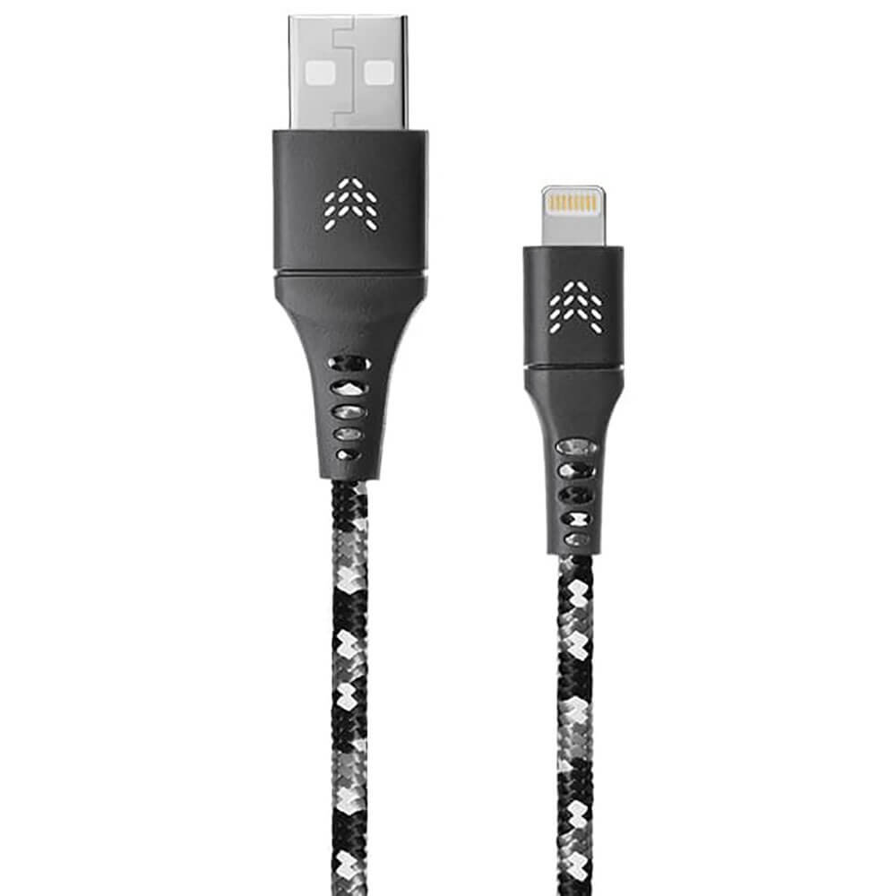Кабель Rocket Contact USB-Lightning 1м, чёрно-белый