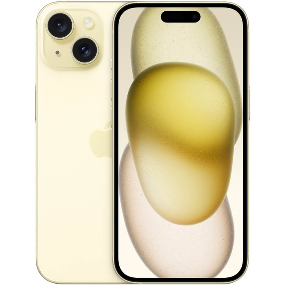 Смартфон Apple iPhone 15 256 Гб Dual SIM жёлтый