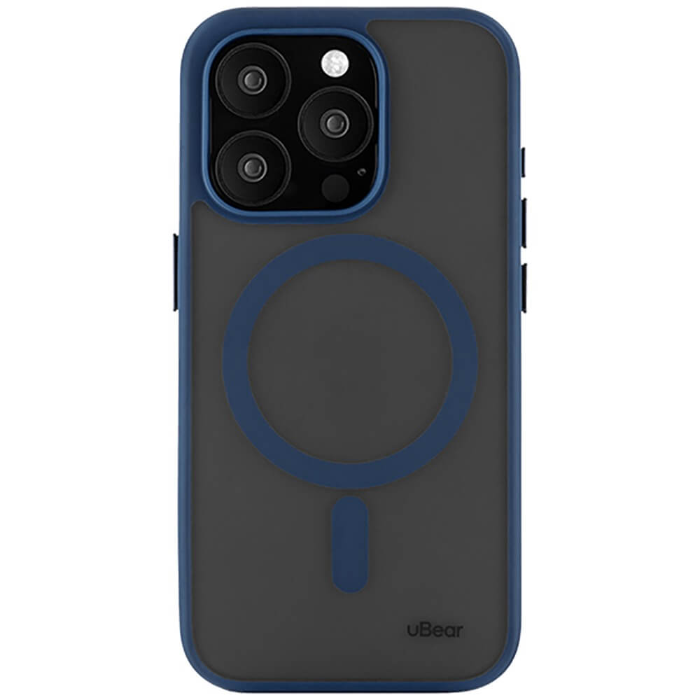 Чехол uBear Cloud Mag Case для iPhone 15 Pro Max MagSafe синий